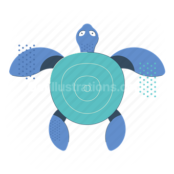 turtle, animal, sea, ocean, wildlife, nature